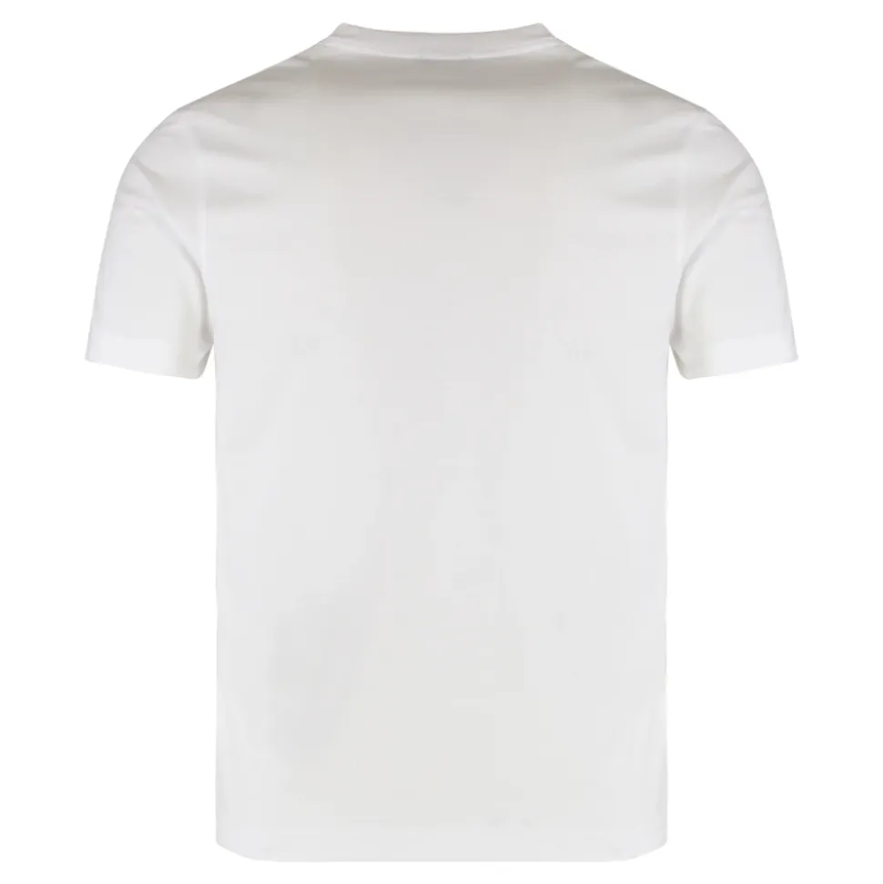 T-shirt en coton simple avec logo
