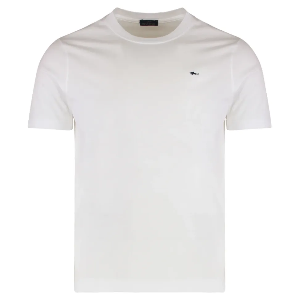 T-shirt en coton simple avec logo