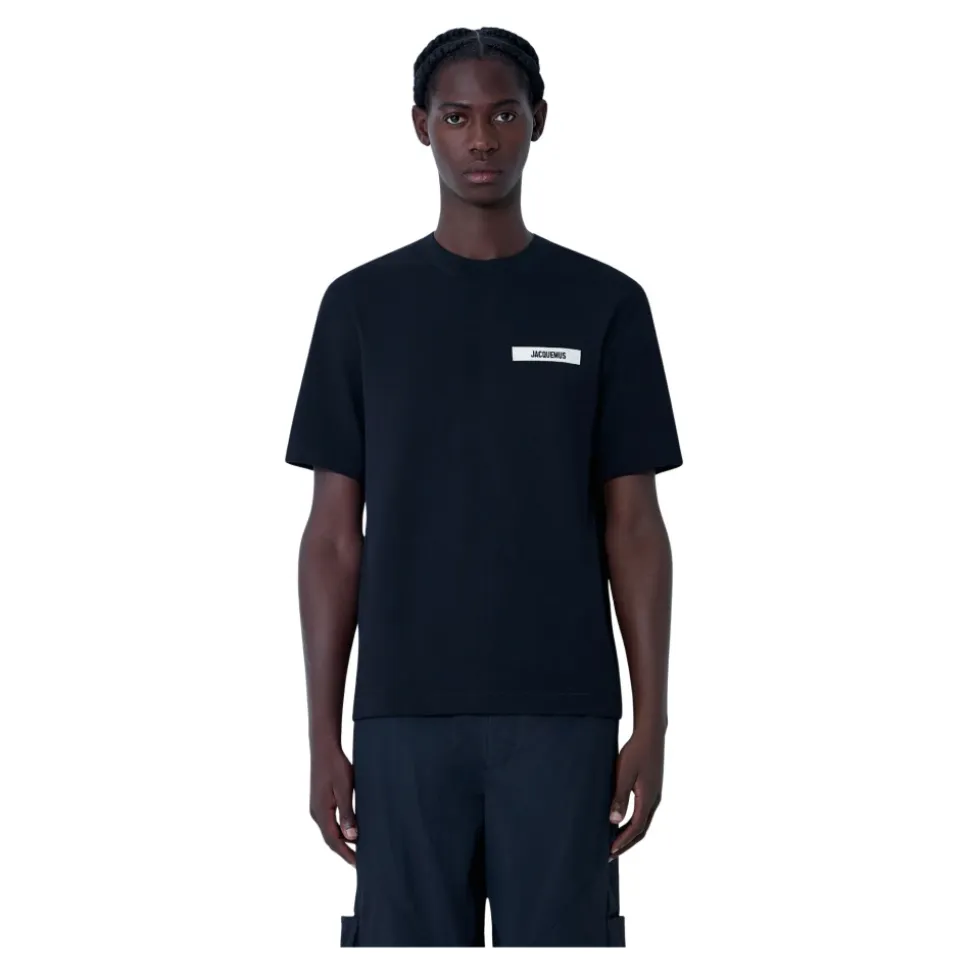 T-shirt en jersey de coton à motif logo