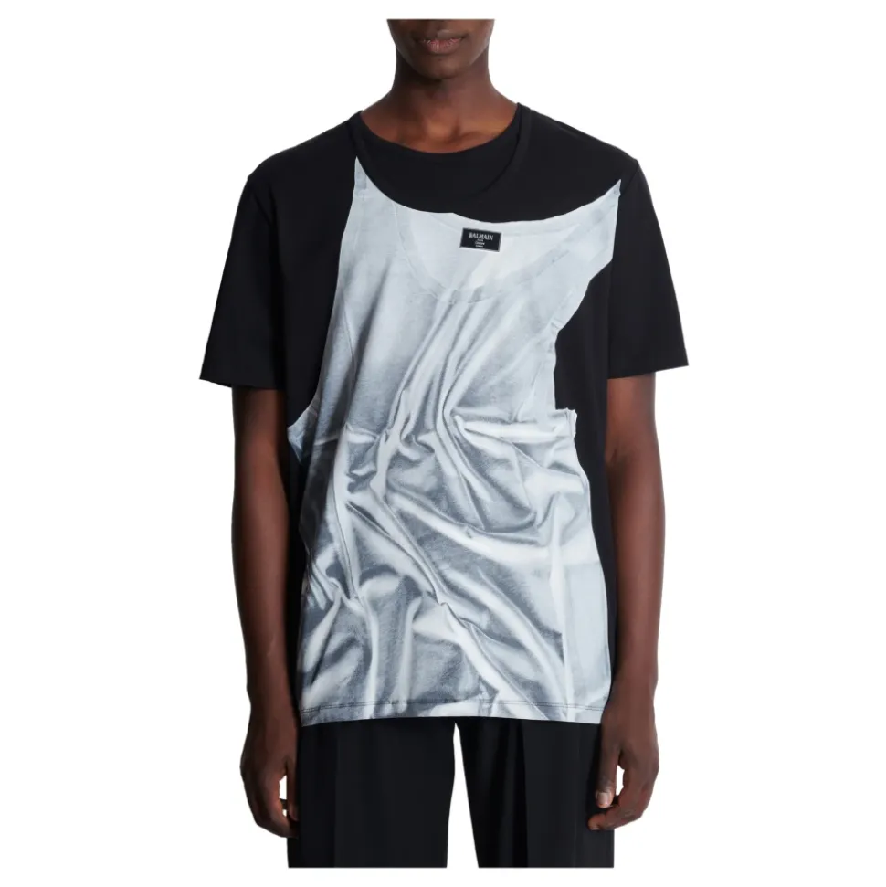 T-shirt imprimé trompe-’œi Débardeur