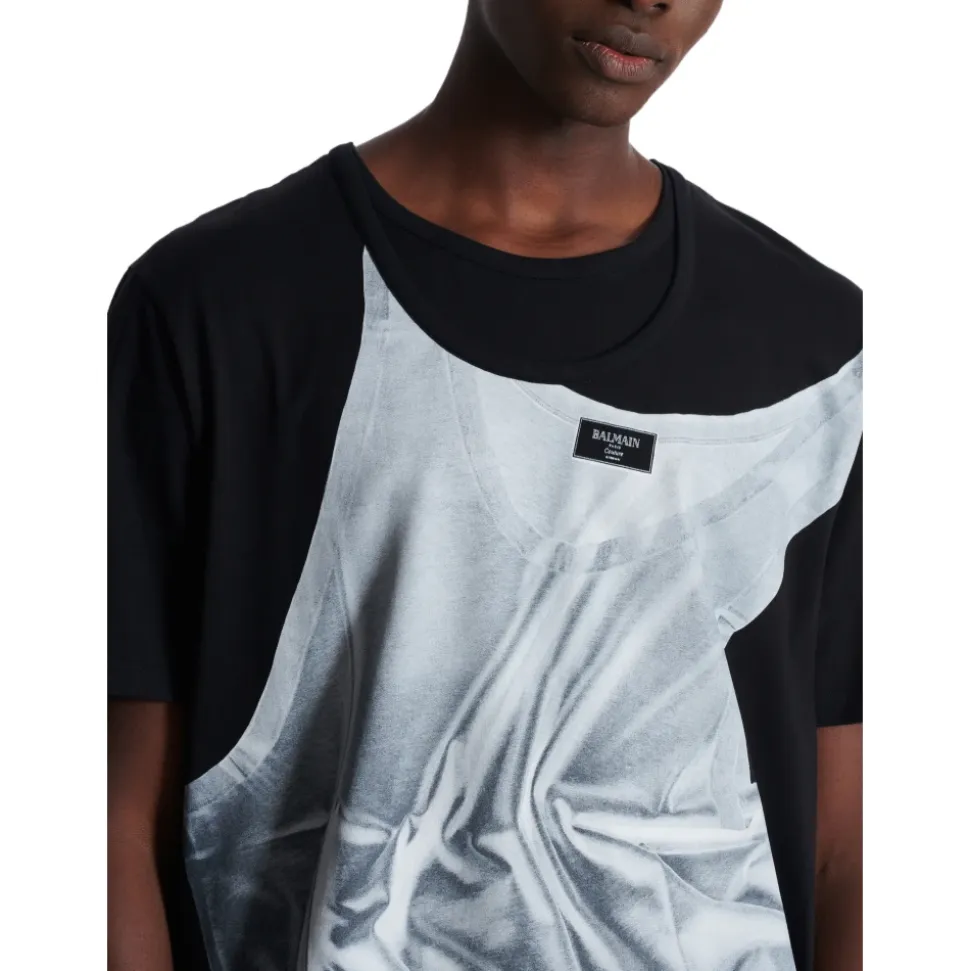 T-shirt imprimé trompe-’œi Débardeur