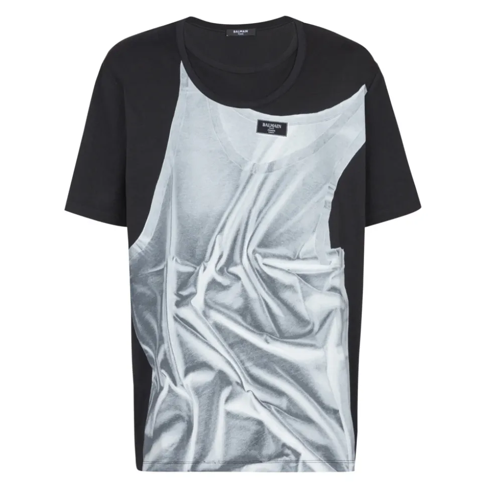 T-shirt imprimé trompe-’œi Débardeur
