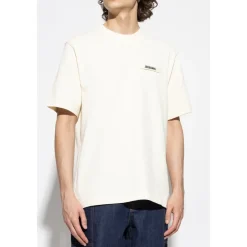 T-shirt à logo gros-grain