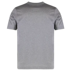 T-shirt minimaliste à col rond avec logo