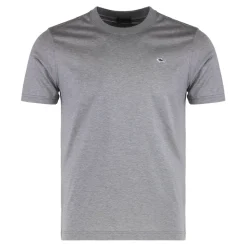 T-shirt minimaliste à col rond avec logo