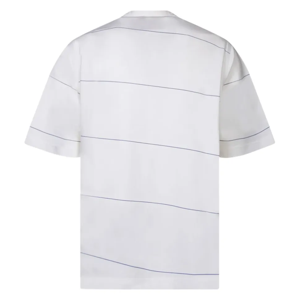T-shirt Rayé en Coton