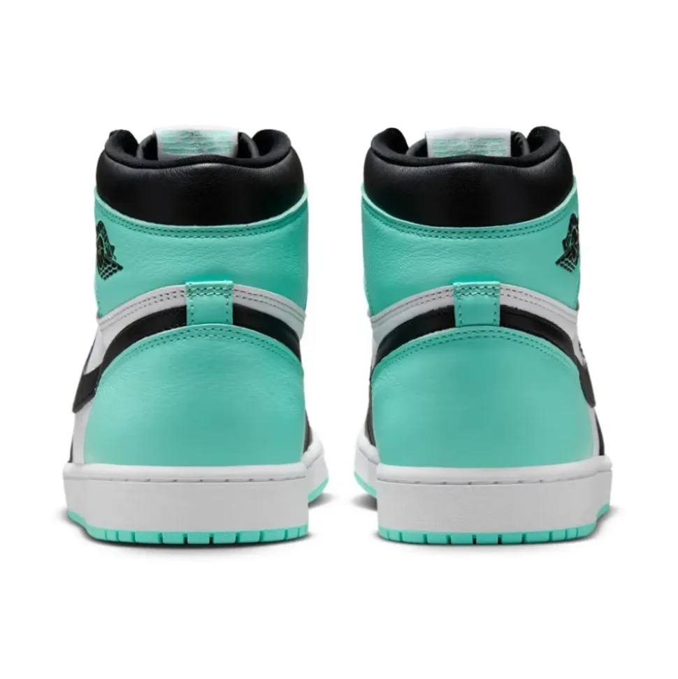Vert Lumière Rétro Haut Sneakers