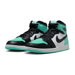 Vert Lumière Rétro Haut Sneakers