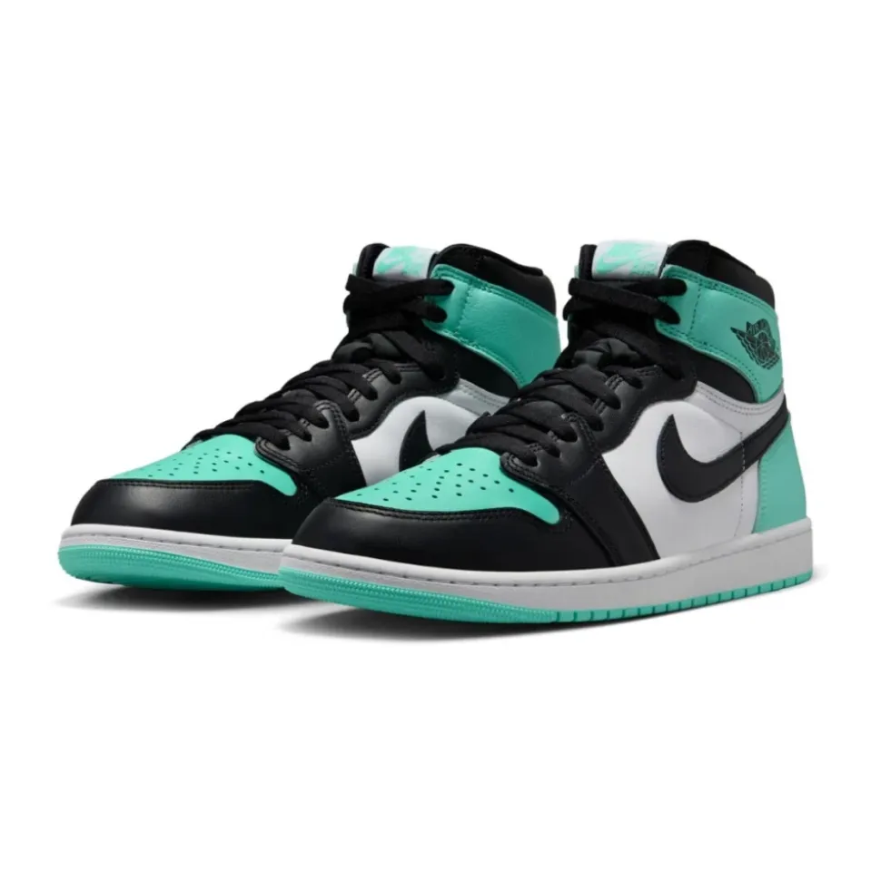 Vert Lumière Rétro Haut Sneakers