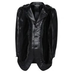 Veste avec Détails en Fausse Fourrure