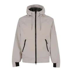 Veste à capuche avec logo patch