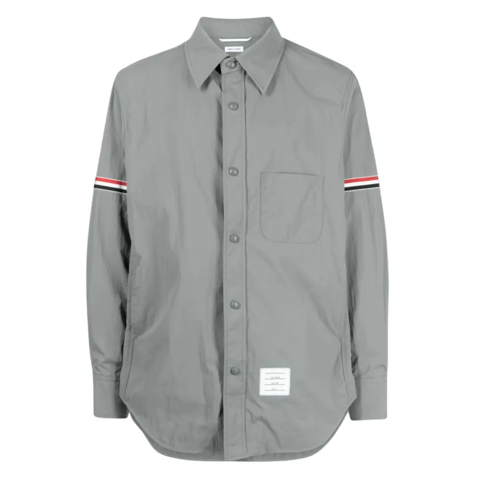 Veste Chemise à Manches à Bande Nylon