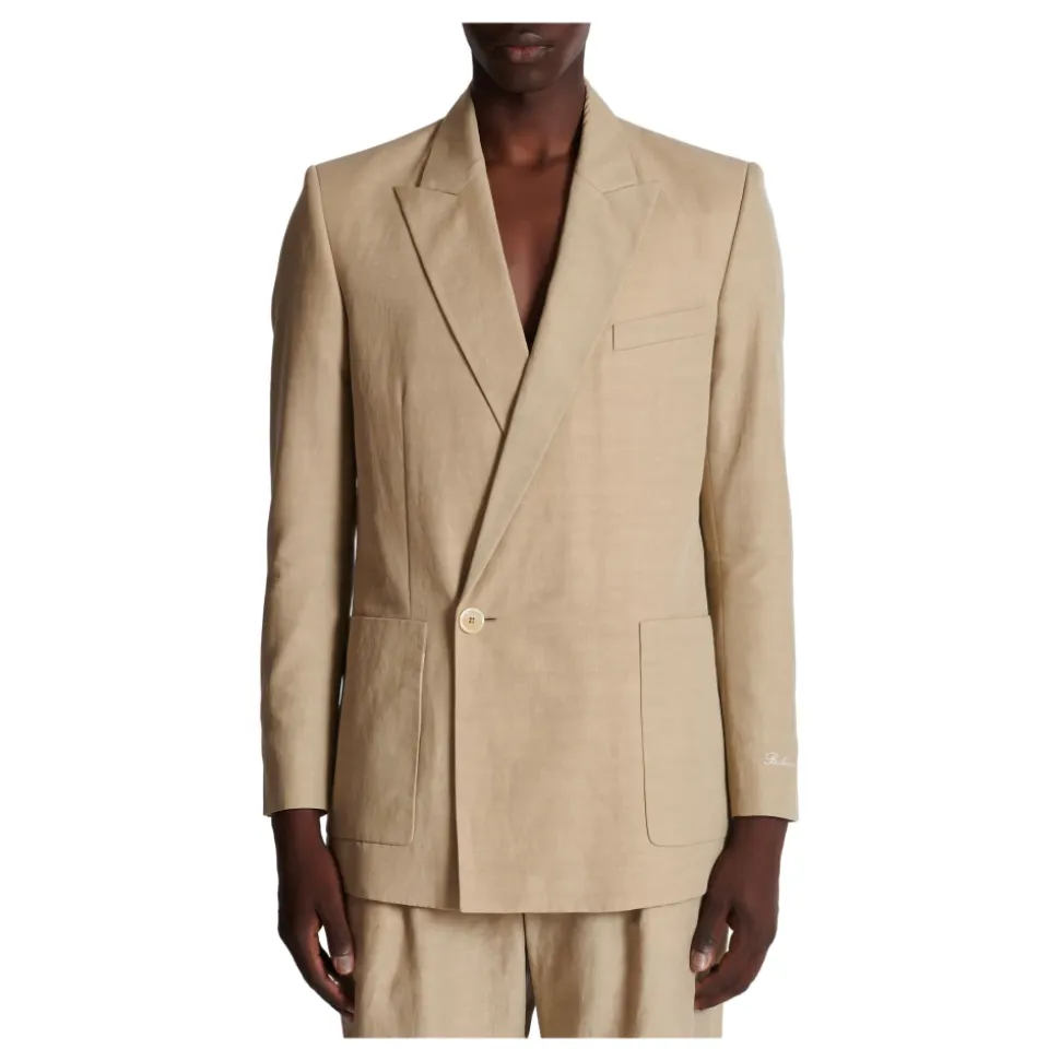 Veste Croisée à 1 Bouton
