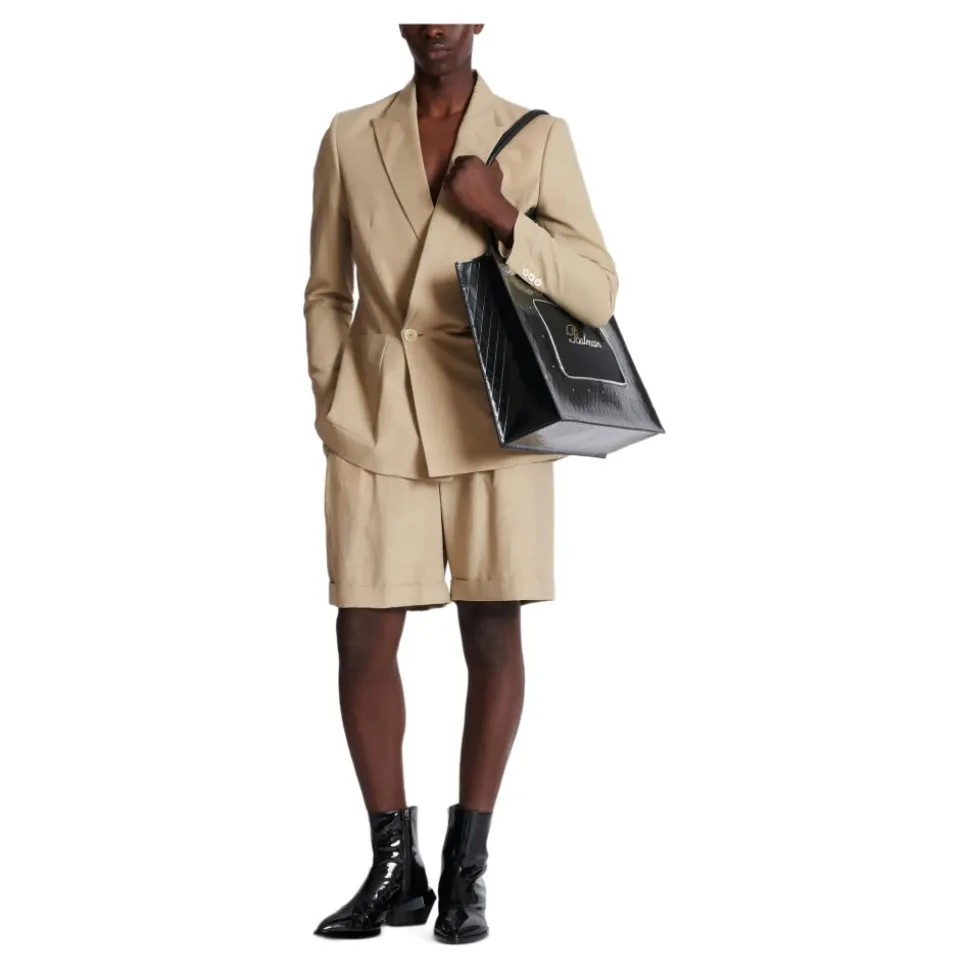 Veste Croisée à 1 Bouton
