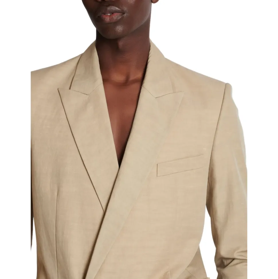 Veste Croisée à 1 Bouton