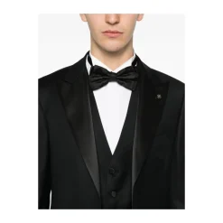 Veste croisée à revers en pointe