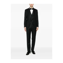 Veste croisée à revers en pointe