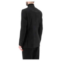Veste de smoking à détails jacquard