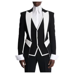 Veste double en crêpe