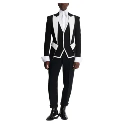 Veste double en crêpe