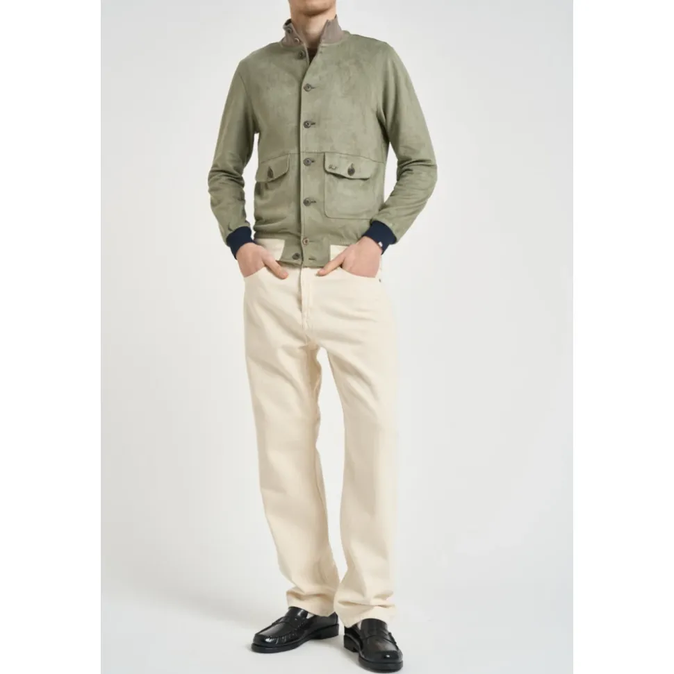Veste effet suède