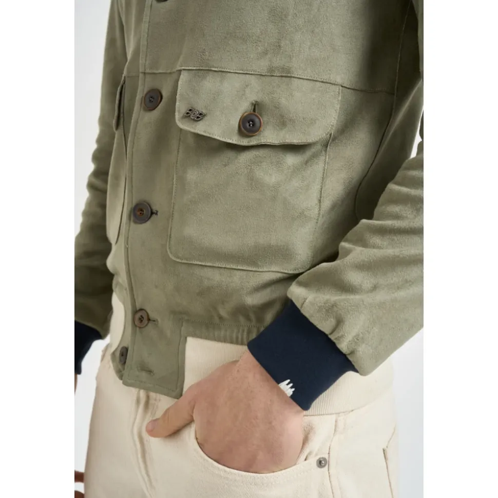 Veste effet suède