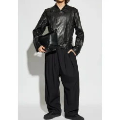 Veste en cuir d'agneau