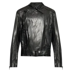 Veste en cuir d'agneau