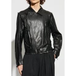 Veste en cuir d'agneau