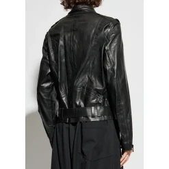 Veste en cuir d'agneau