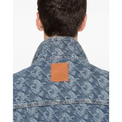 Veste en jean jacquard Année Lunaire