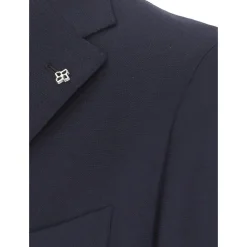 Veste en Laine Bleue