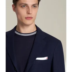 Veste en Laine Bleu Marine
