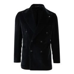 Veste en Velours Bleu