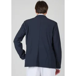 Veste Homme en Tissu Stretch Bleu