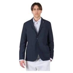 Veste Homme en Tissu Stretch Bleu