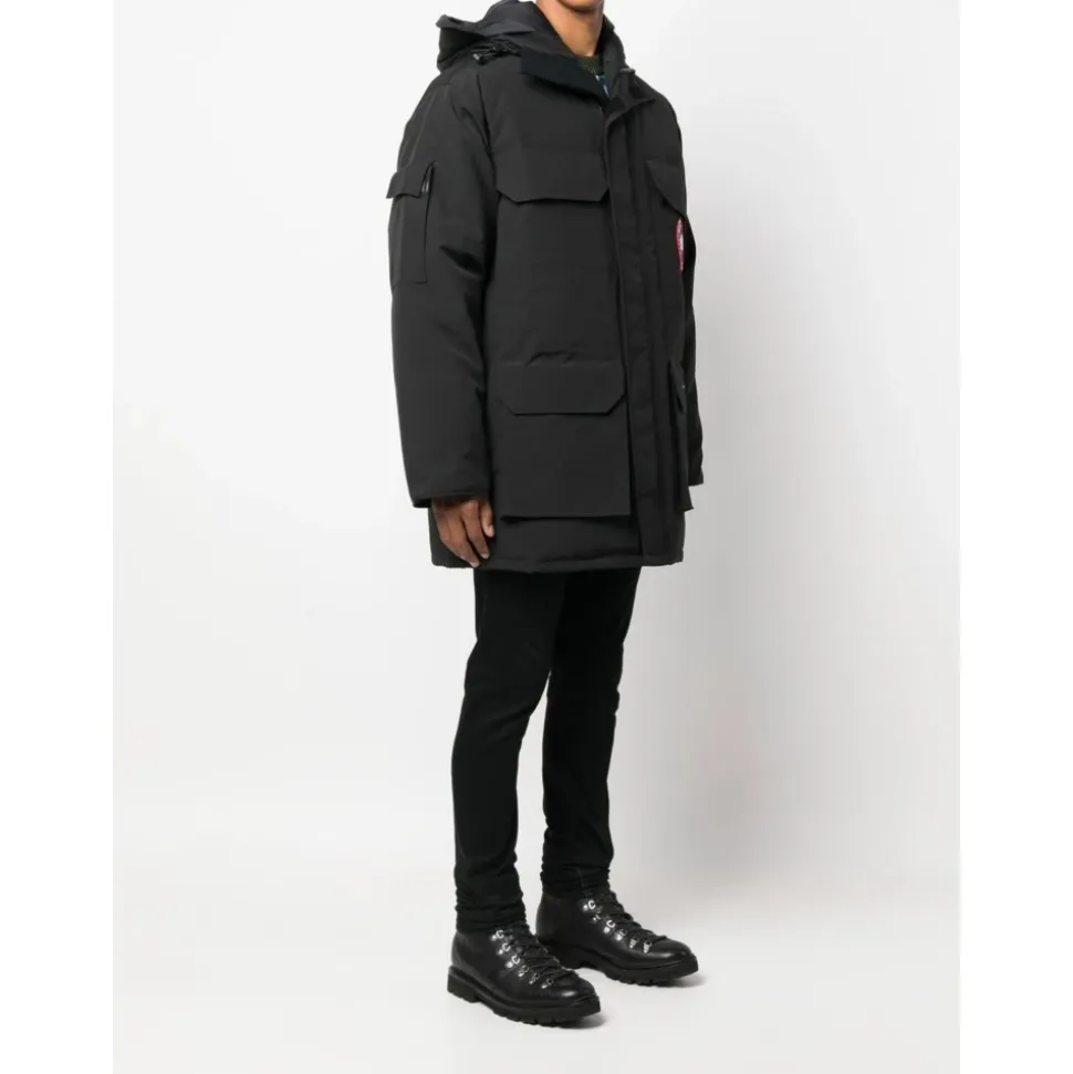 Veste HyBridge Noire avec Fermeture Éclair