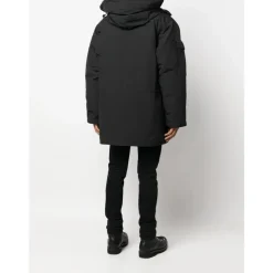 Veste HyBridge Noire avec Fermeture Éclair