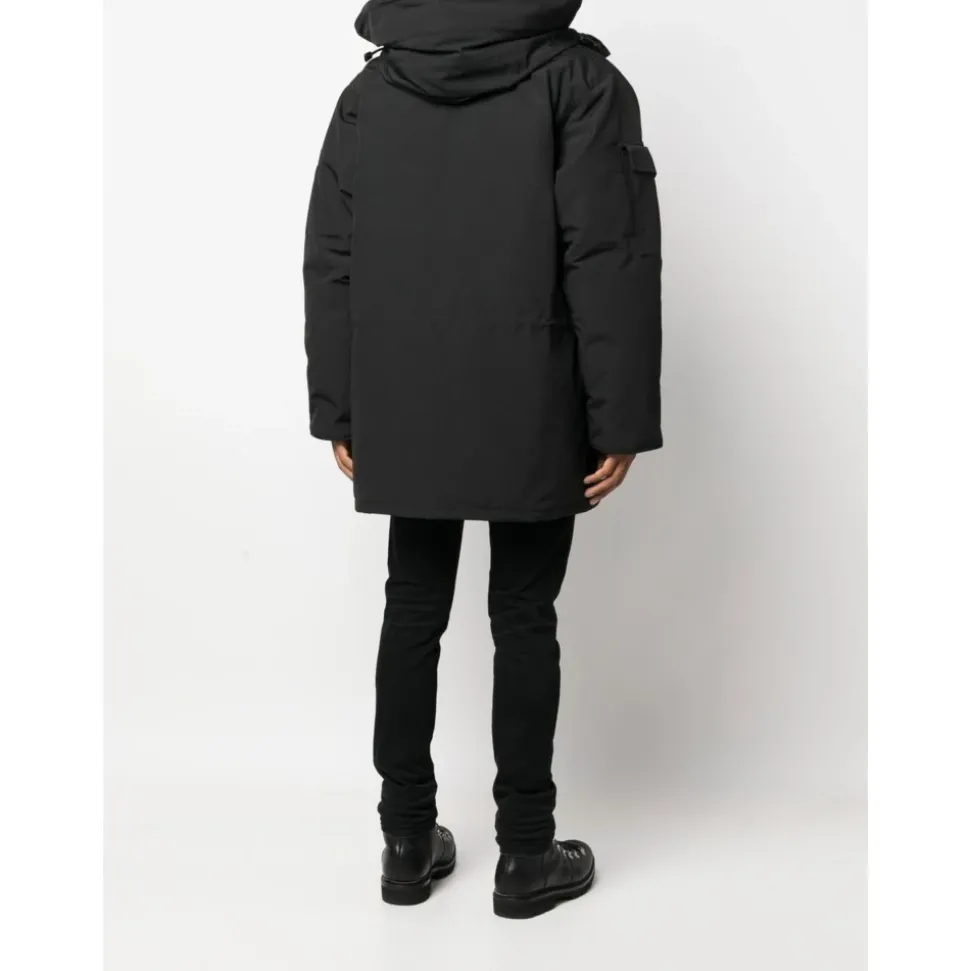 Veste HyBridge Noire avec Fermeture Éclair