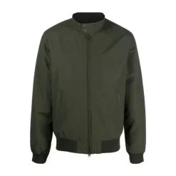 Veste légère en coton vert olive