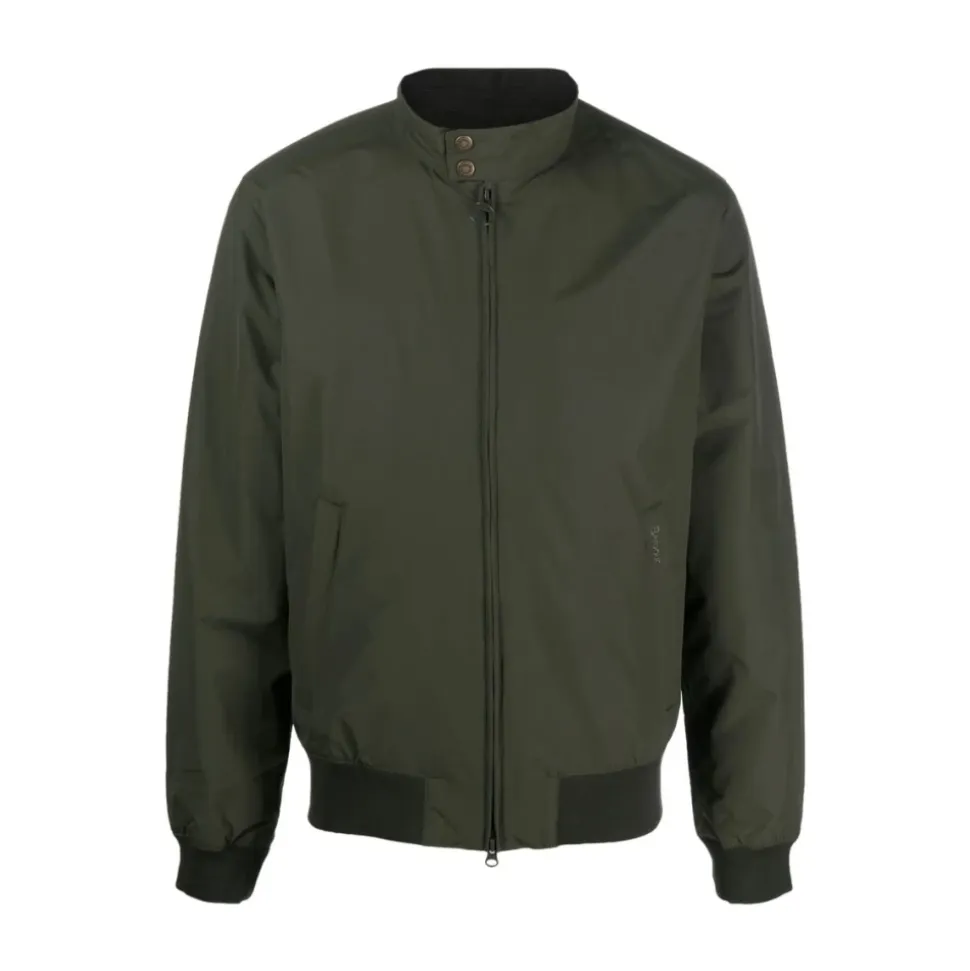 Veste légère en coton vert olive