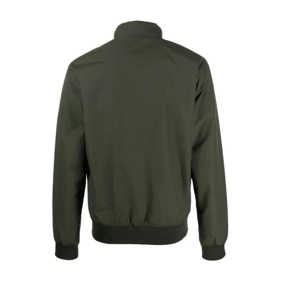 Veste légère en coton vert olive
