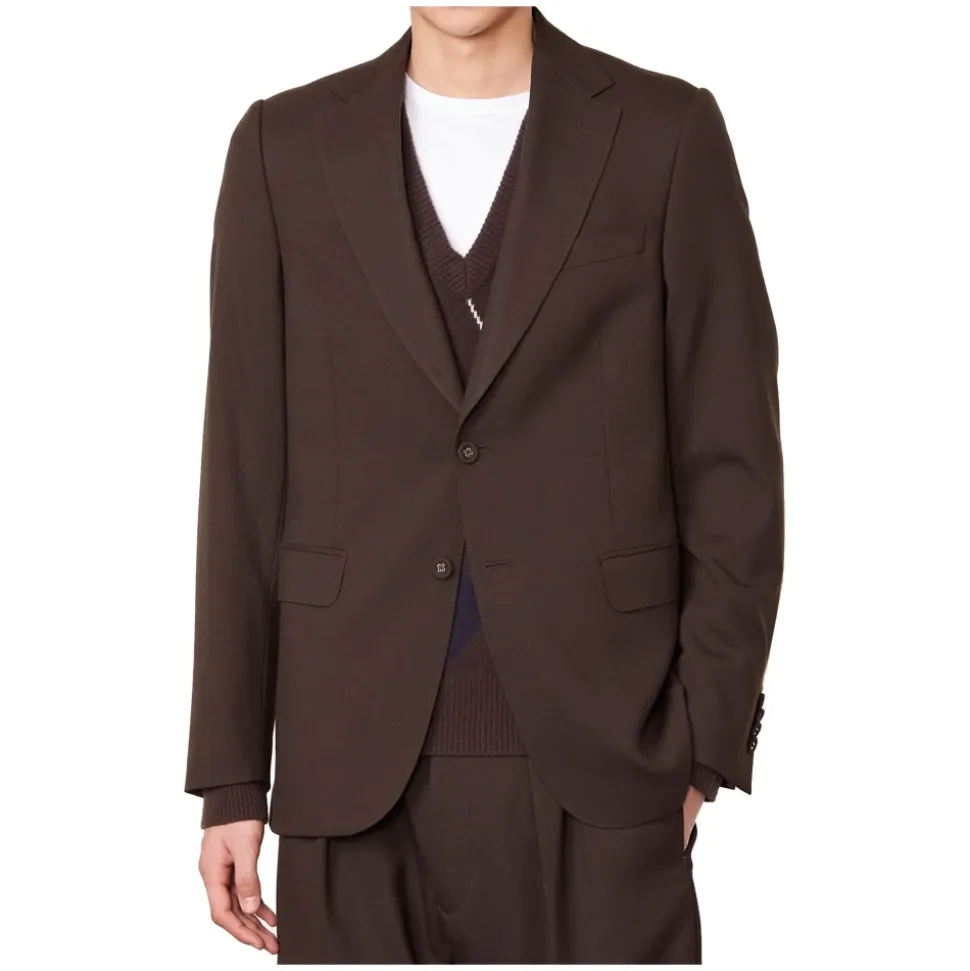 Veste Marron en Laine 3ply