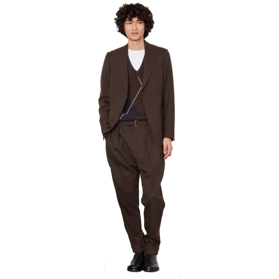Veste Marron en Laine 3ply