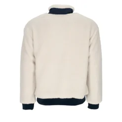 Veste Sherpa à Col Haut Zip