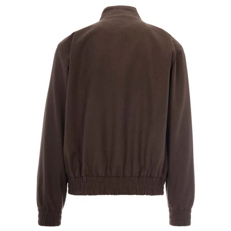 Veste Track en Flanelle Brodé