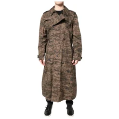 Veste Trenchcoat Camouflage Multicolore