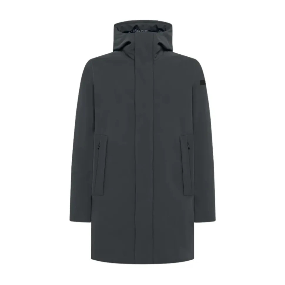 Veste Verte Imperméable avec Capuche Rembourrée