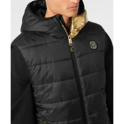 Vest Hoodie Laminated Scratch