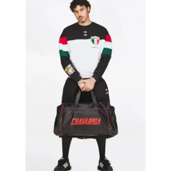 Willy Chavarria Sac de sport premium en cuir